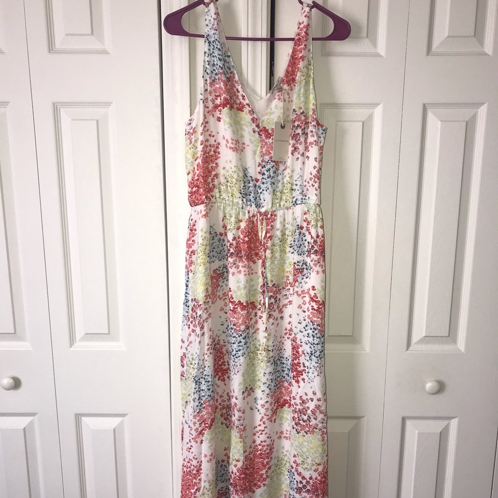 Lucky Brand Sleeveless, V-Neck Maxi Dress